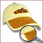 A61 Leder Cap aus 100 % Baumwolle bestickt mit Ihrem Logo