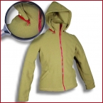 BD12 Damen Fleece Kapuzenjacke bestickt mit Ihrem Logo