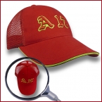 A17 Trucker Cap aus Baumwolle & PVC bestickt mit Ihrem Logo