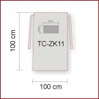 ZK11 Kellnerschrzen 100 x 100 cm mit Tasche