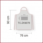 ZK9076 Latzschrzen 90 x 76 cm mit Tasche