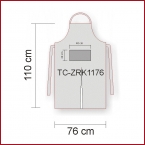 ZRK1176 Latzschrzen 110 x 76 cm mit Tasche und Schlitz