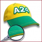 A24 Style Cap aus 100 % Baumwolle bestickt mit Ihrem Logo