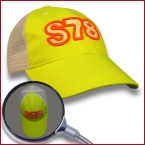 S78 Trucker Neon Cap aus 100 % Baumwolle bestickt mit Ihrem Logo