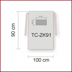 ZK91 Kellnerschrzen 90 x 100 cm mit Tasche