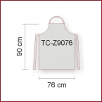 Z9076 Latzschrzen 90 x 76 cm ohne Tasche